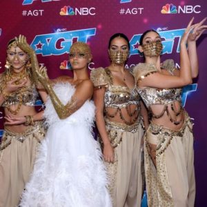 The Mayyas on the 'America's Got Talent' red carpet