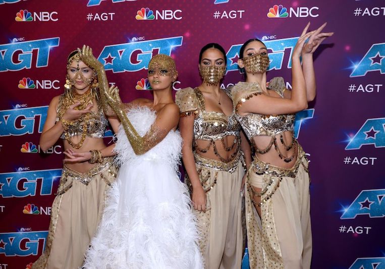 The Mayyas on the 'America's Got Talent' red carpet