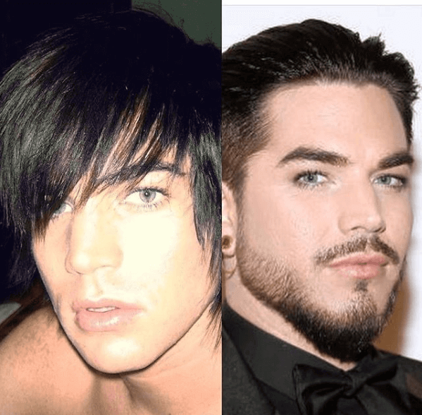 Adam Lambert 10 year challenge Instagram