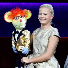 Darci Lynne and Oscar Perform “Rolling on the River” to Standing Ovation