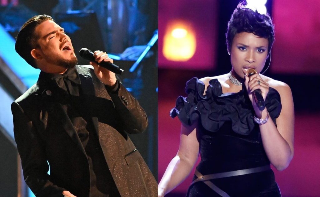 Adam Lambert and Jennifer Hudson