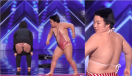 ‘AGT’ Judge Julianne Hough Teaches Japanese Stripper Some Moves