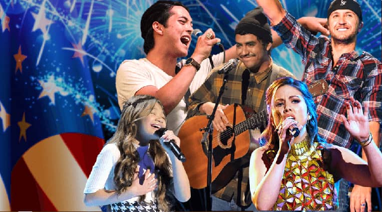 July 4th: Where To See Luke Bryan, Laine Hardy, Alejandro Aranda, Angelica Hale And More Talent Show Favorites