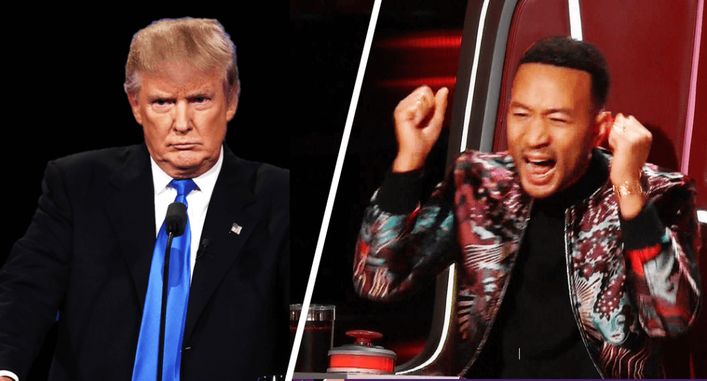 Watch 'The Voice' Coach John Legend UNLOAD On Donald Trump