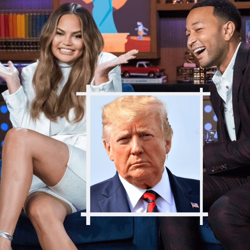 John Legend and Filthy Mouthed Wife's Twitter Feud With Trump. Talent(01)