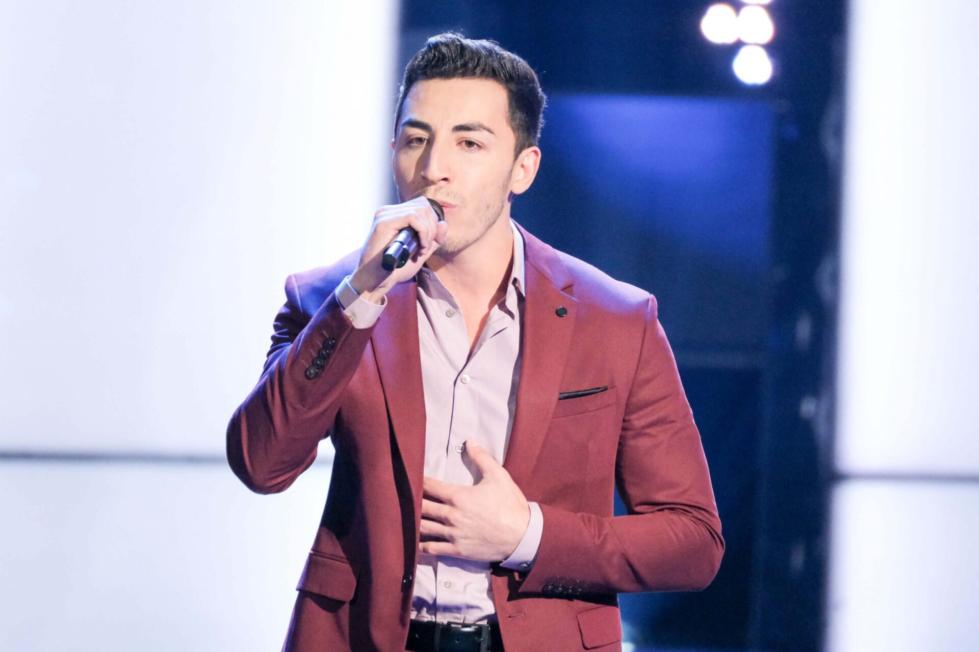 Ricky Duran auditioning for The Voice