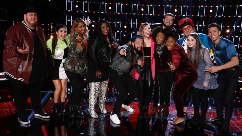 The Top 11 artists on "The Voice" Season 17