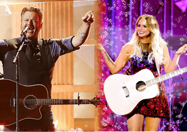 blake shelton gwen stefani miranda lambert