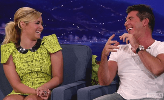 Demi Lovato And Simon Cowell Funniest Moments Simon Cowell's Funniest Moments on Late Night Television