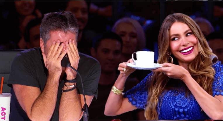 agt simon cowell sofia Vergara