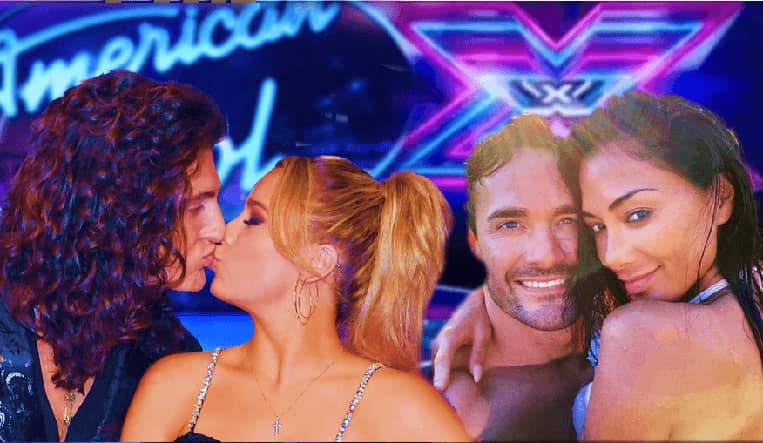 American Idol X Factor DWTS ROMANCE LOVE STORIES