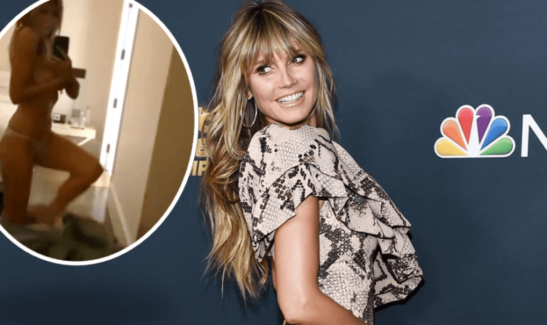 Oops Heidi Klum Accidentally Strips For Instagram Yet Again