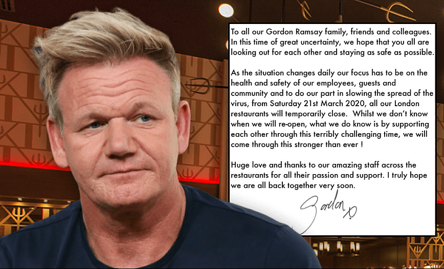 Gordon Ramsay FIRES BACK Calling Critic “Bitter” & “Egotistical” After He Fires 500 Staff Members