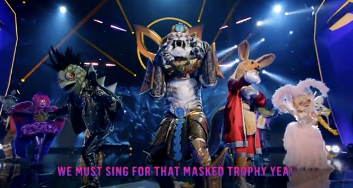 The Masked Singer Super Nine Sing Together For The First Time