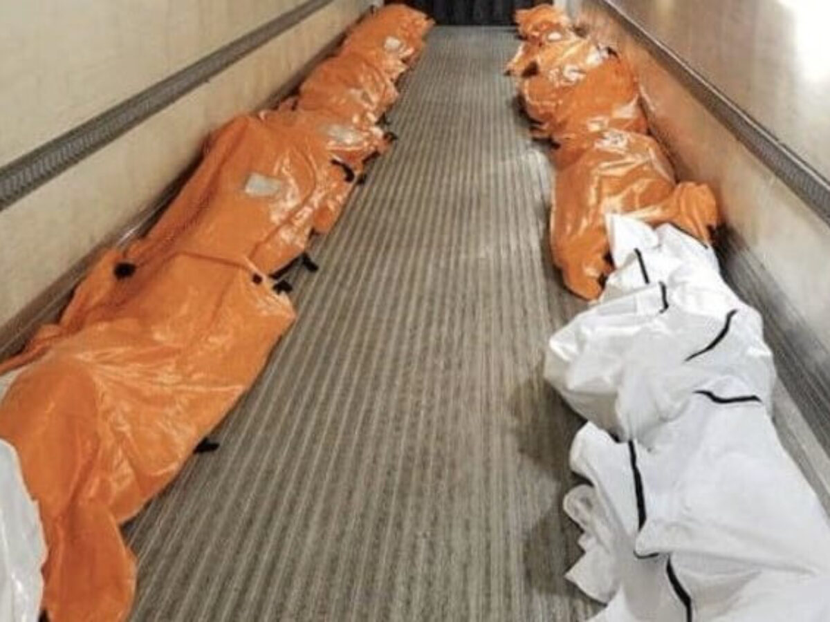 NY Nurse Shares Devastating Photo Of Piling Dead Bodies In Body ...