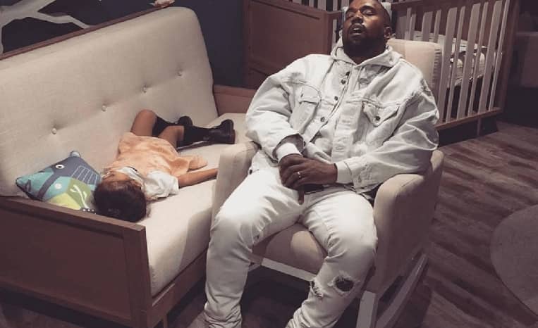 Kanye West alcoholpicture taken from Kim Kardashian's Instagram
