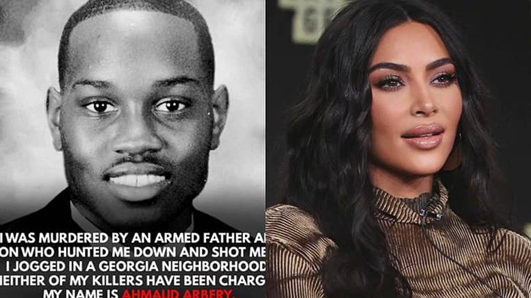 Kim Kardashian Ahmaud Arbery Black Man