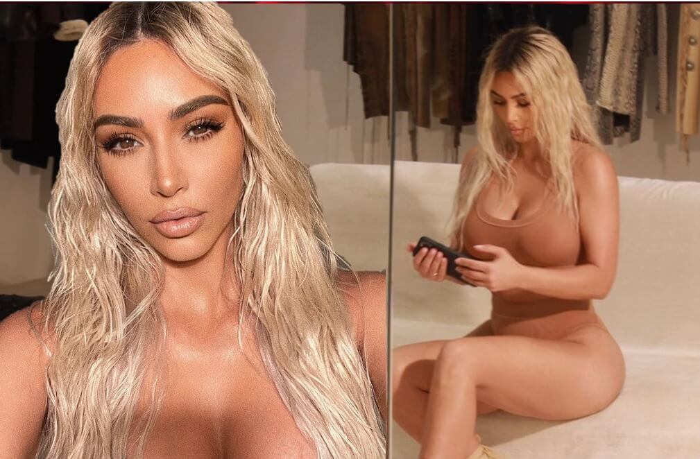 Kim Kardashian Is Going All Out With Her New Blonde Summer Looks