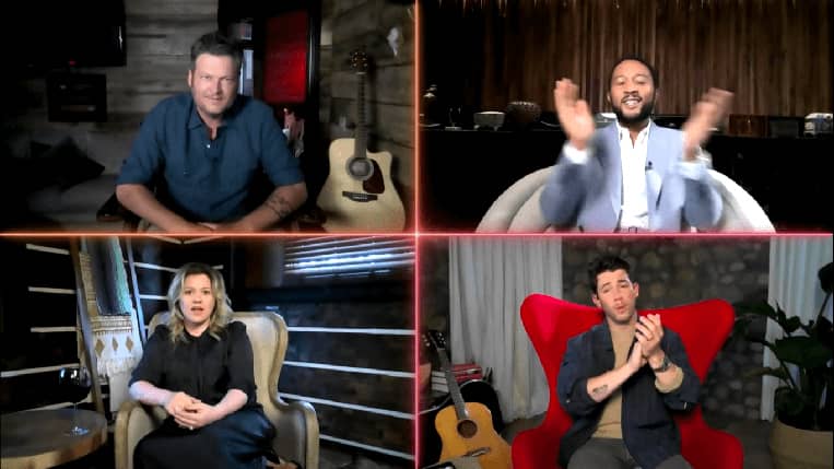 The Voice coaches at home
