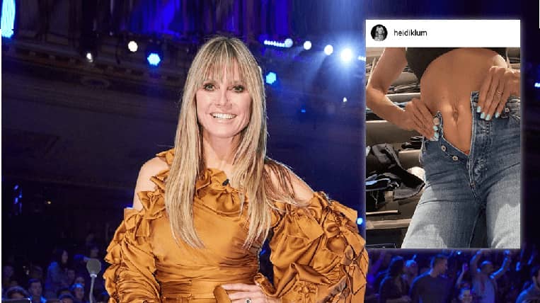 Heidi Klum Shows Off Her Quarantine Belly As She Gets Ready For AGT Judge Cuts