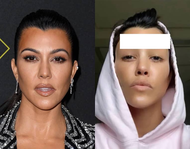 Kourtney Kardashian Eyebrows