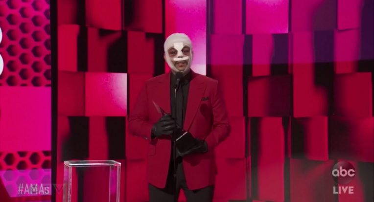 Why Was The Weeknd Wearing A Face Bandage During Huge Night At AMA’s?