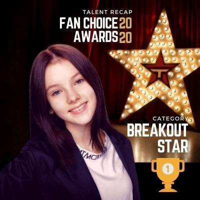 Talent Recap 2020 Fan Choice Awards "Breakout Star" Winner Daneliya Tuleshova
