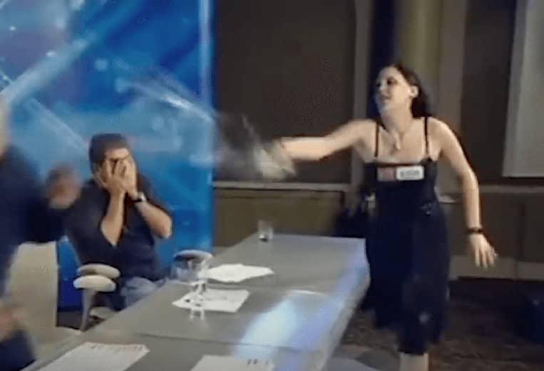 ‘X Factor’ Judge And Contestant Throw Water On Each Other After Argument [VIDEO]