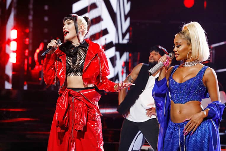Gwen Stefani Opens ‘The Voice’ Finale Show with Rapper Saweetie