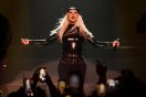 Christina Aguilera Rocks Sexy Catsuit For First Live Stage Performance in Over a Year