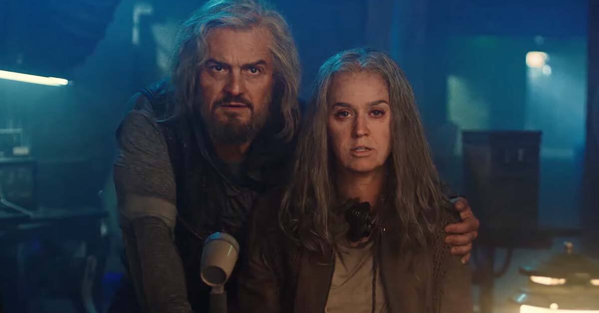 Katy Perry, Orlando Bloom Are Unrecognizable in Voting PSA Set 34 Years in the Future