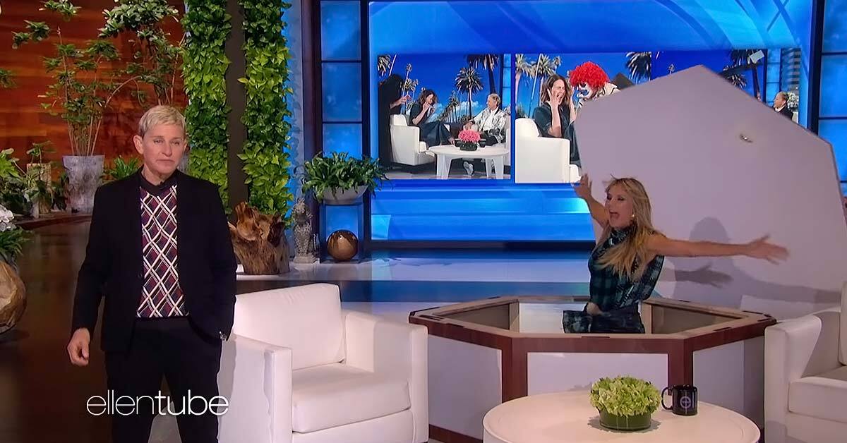 Heidi Klum Tries to Scare Ellen DeGeneres, Fails Miserably