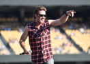 Post-Rehab Morgan Wallen Takes Tequila Shot On Stage with Luke Bryan