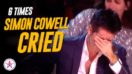 5 Times Simon Cowell Cried on Talent Shows Proving He Does Have a Heart