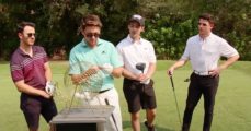 The Jonas Brothers Go Golfing with One Direction’s Niall Horan