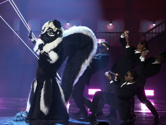 'the masked singer' skunk