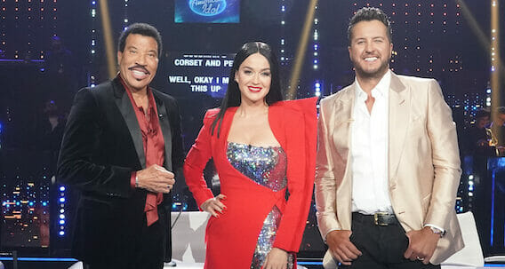 American Idol judges Lionel Richie, Katy Perry, Luke Bryan