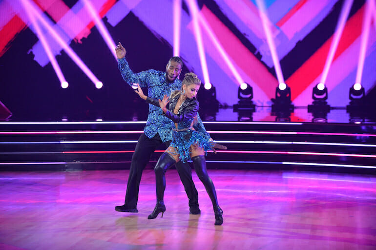 Iman Shumpert and Daniella Dancing with the Stars