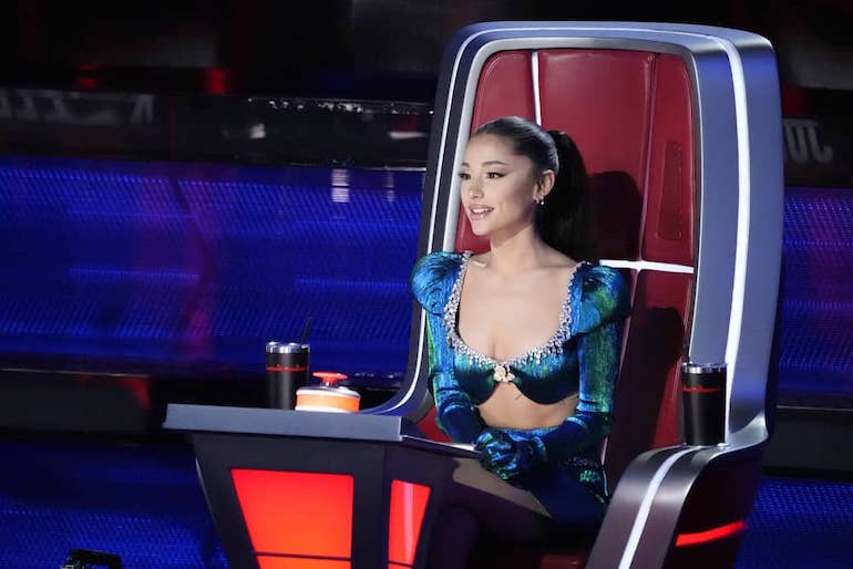 Ariana Grande Gushes About How Talented Her Team is on ‘The Voice’