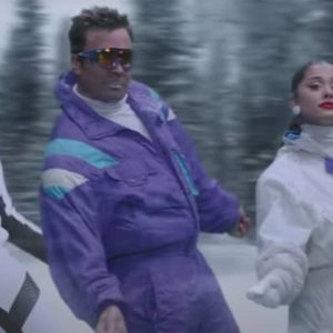 Jimmy Fallon Ariana Grande Megan Thee Stallion