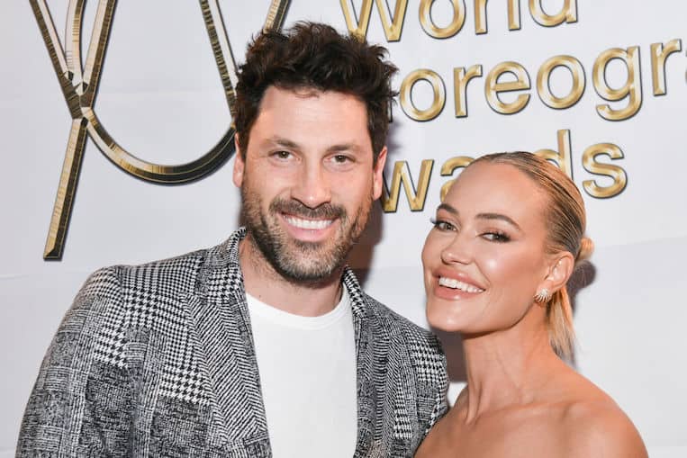 Maksim Chmerkovskiy and Peta Murgatroyd at the 2021 World Choreography Awards