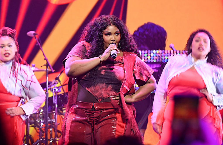 Lizzo Performs at the YouTube Brandcast 2022