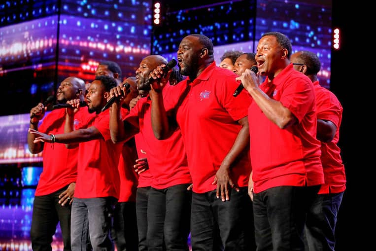 NFL Players Choir auditions for 'America's Got Talent'