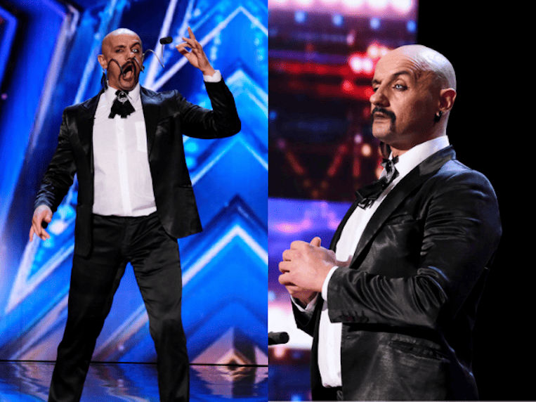 Zeno Sputafuoco auditioning for 'America's Got Talent'