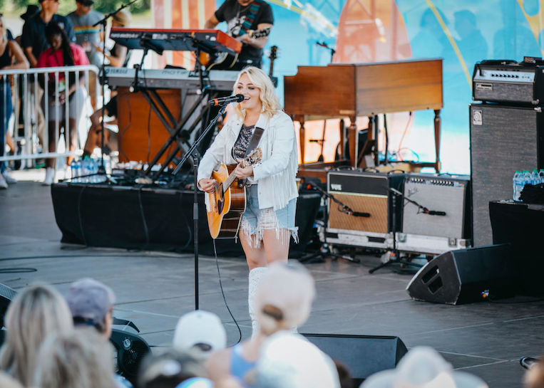 HunterGirl performs at CMA Fest