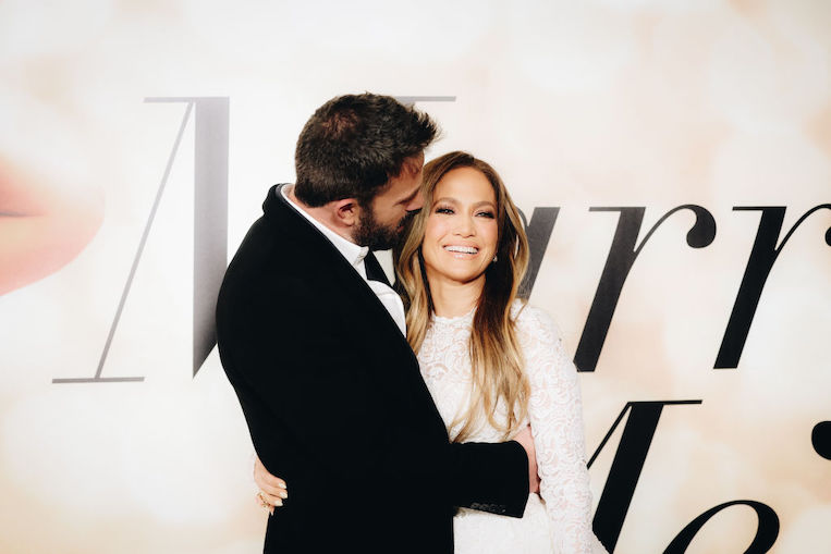 Ben Affleck and Jennifer Lopez at the screening of "Marry Me"