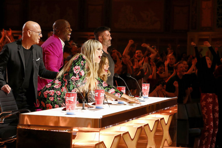 Terry Crews, Simon Cowell, Heidi Klum, Howie Mandel, and Sofia Vergara on 'America's Got Talent' 