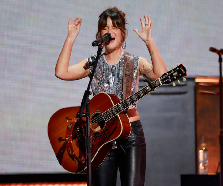Maren Morris performs at iHeart Country Festival 2022