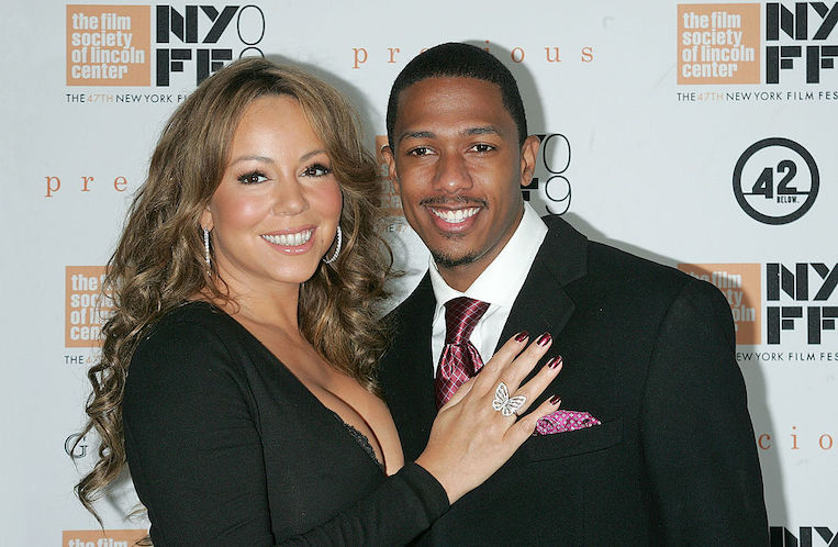 Nick Cannon and Mariah Carey at the 2009 New York Film Festival