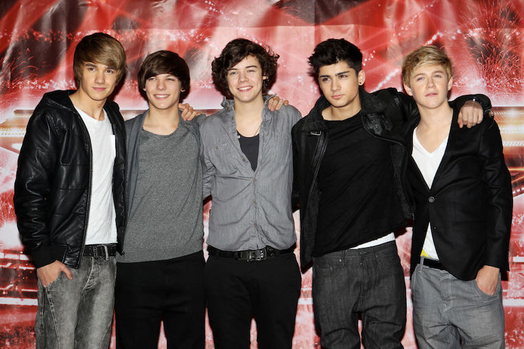 One Direction on The X Factor UK red carpet